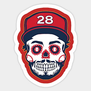 Nolan Arenado Sugar Skull Sticker